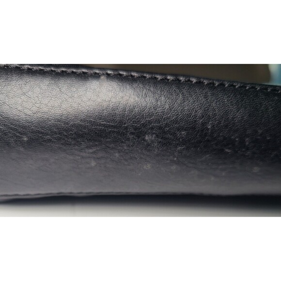 Rebecca Minkoff Black Quilted Leather Handbag Crossbody Shoulder Bag Gold Chain - Picture 12 of 16